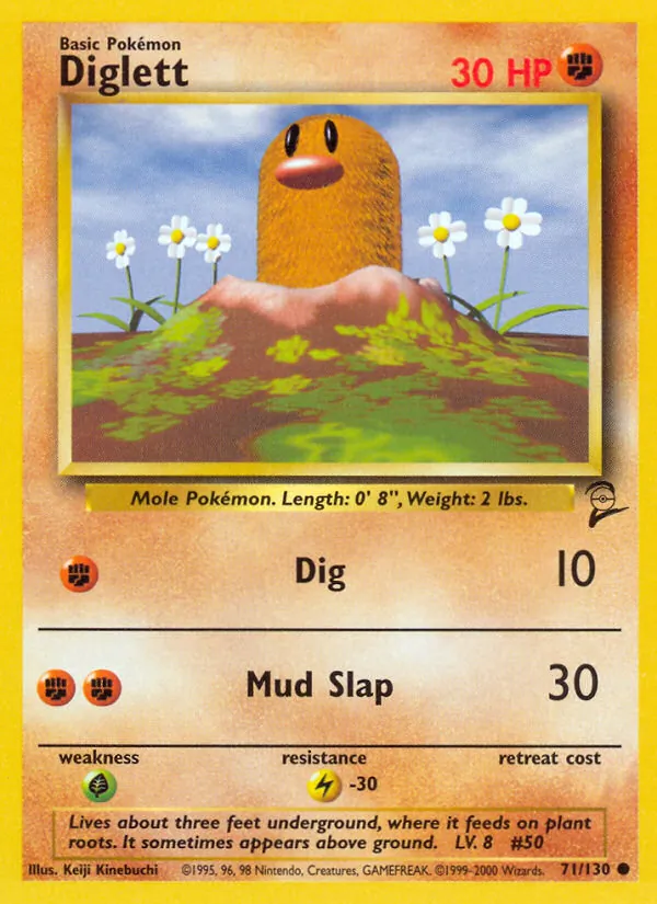 Diglett (Base Set 2 #71/130)
