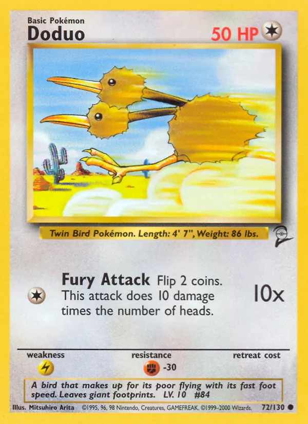 Doduo (Base Set 2 #72/130)
