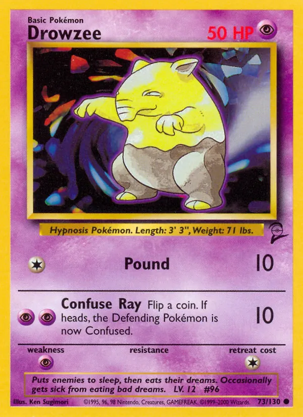 Drowzee (Base Set 2 #73/130)