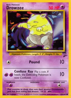 Drowzee (Base Set 2 #73/130)