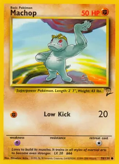 Machop (Base Set 2 #78/130)