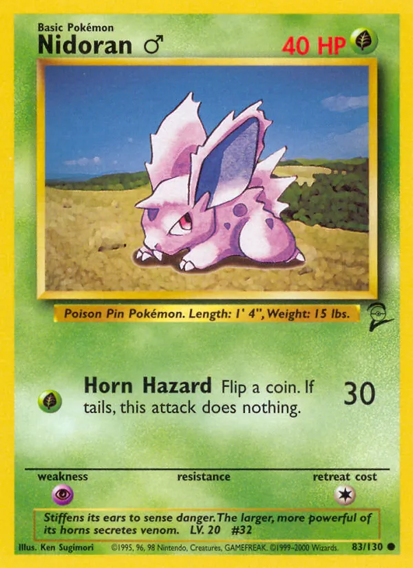 Nidoran♂ (Base Set 2 #83/130)