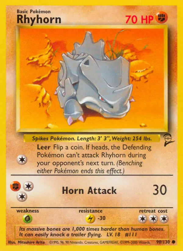Rhyhorn (Base Set 2 #90/130)