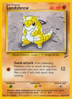 Sandshrew (Base Set 2 #91/130)