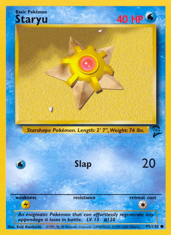 Staryu (Base Set 2 #95/130)