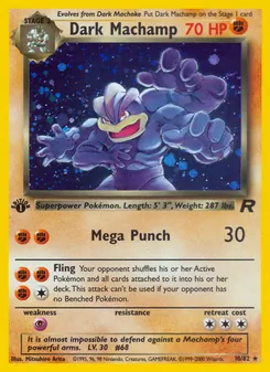 Dark Machamp (Team Rocket #10/82)