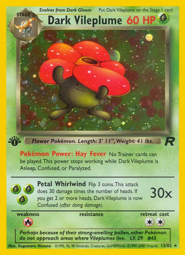 Dark Vileplume (Team Rocket #13/82)