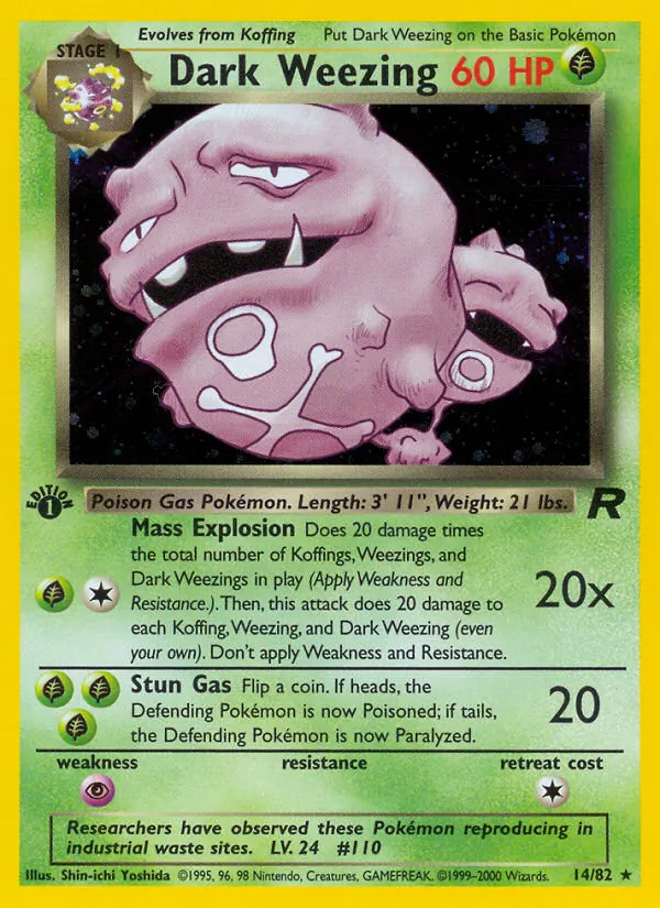 Dark Weezing (Team Rocket #14/82)