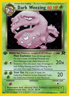 Dark Weezing (Team Rocket #14/82)