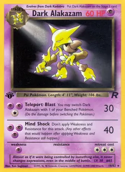 Dunkles Simsala (Team Rocket #18/82)