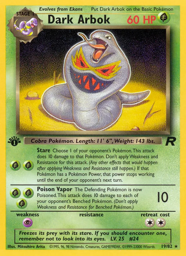 Dunkles Arbok (Team Rocket #19/82)