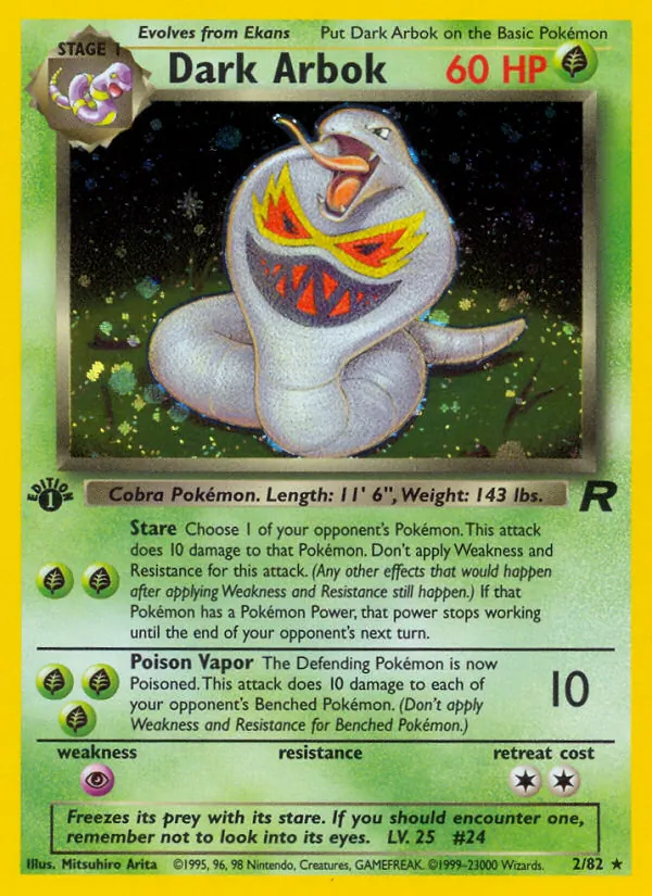Dunkles Arbok (Team Rocket #2/82)