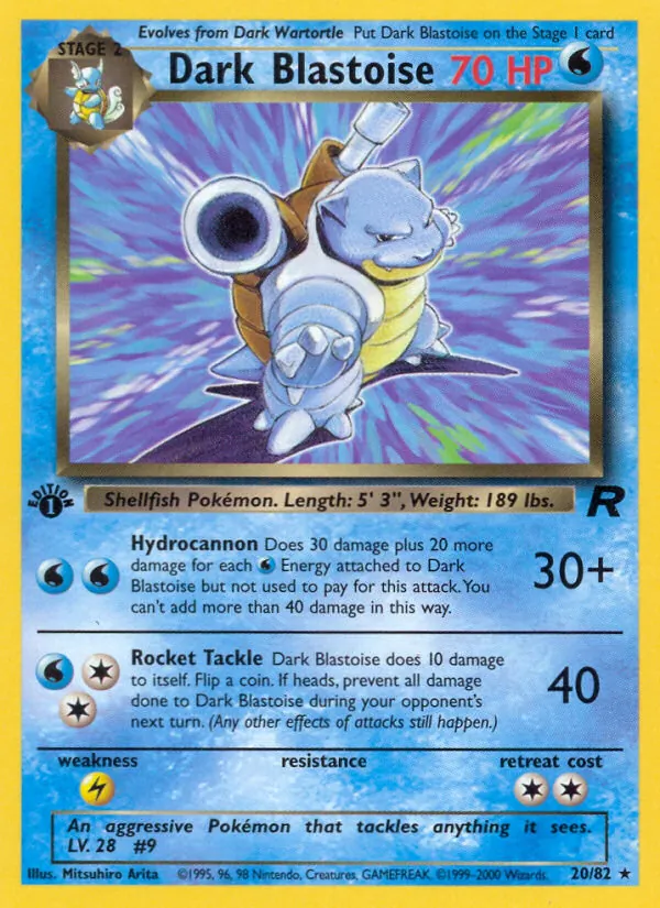 Dark Blastoise (Team Rocket #20/82)