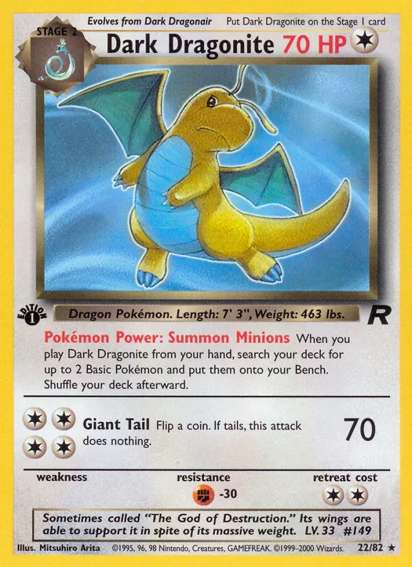 Dark Dragonite (Team Rocket #22/82)