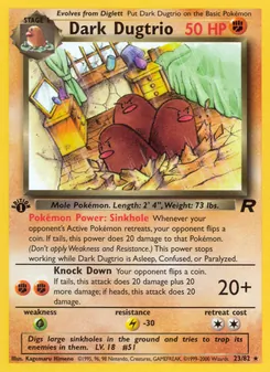 Dunkles Digdri (Team Rocket #23/82)