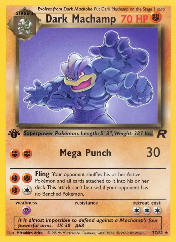 Dark Machamp (Team Rocket #27/82)