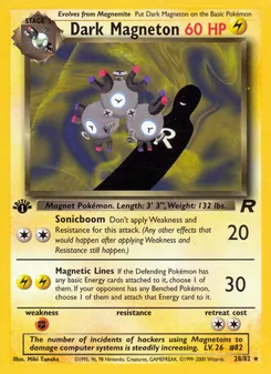 Dunkles Magneton (Team Rocket #28/82)