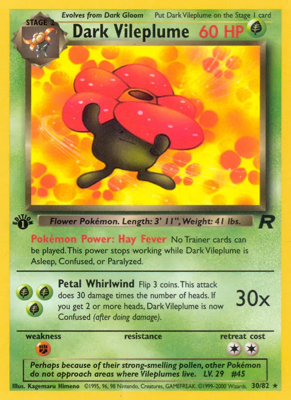 Dark Vileplume (Team Rocket #30/82)