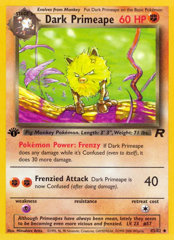 Dark Primeape (Team Rocket #43/82)