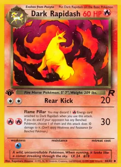 Dark Rapidash (Team Rocket #44/82)