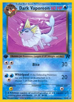 Dark Vaporeon (Team Rocket #45/82)