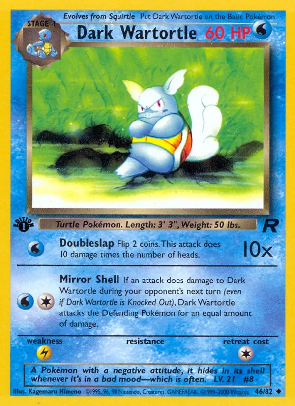 Dark Wartortle (Team Rocket #46/82)