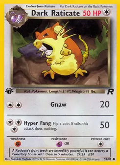 Dark Raticate (Team Rocket #51/82)