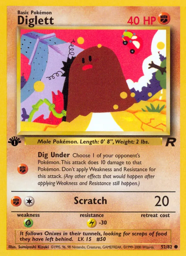 Diglett (Team Rocket #52/82)