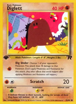 Diglett (Team Rocket #52/82)