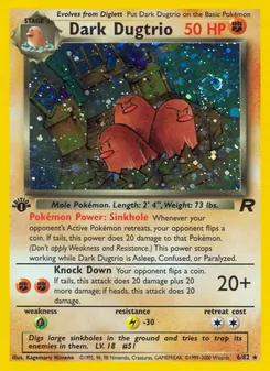 Dunkles Digdri (Team Rocket #6/82)