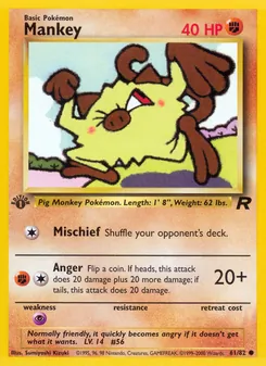 Mankey (Team Rocket #61/82)