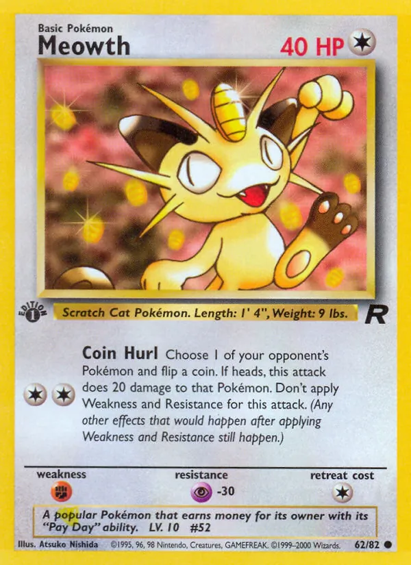 Meowth (Team Rocket #62/82)