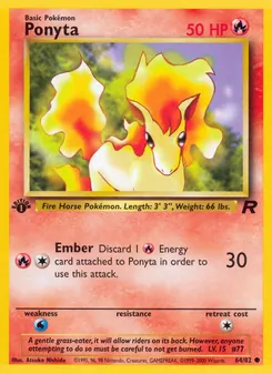 Ponyta (Team Rocket #64/82)