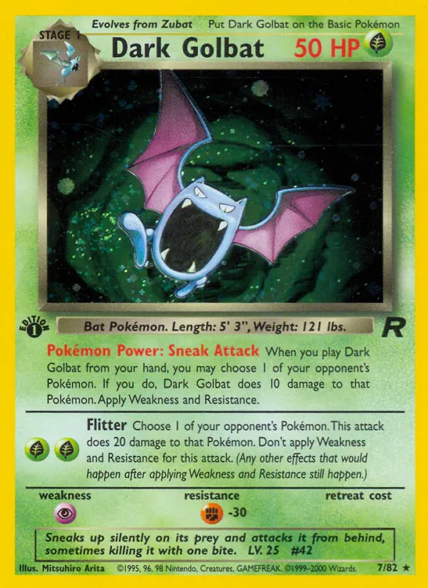 Dark Golbat (Team Rocket #7/82)