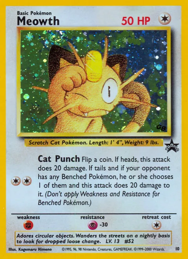 Meowth (Wizards Black Star Promos #10/53)