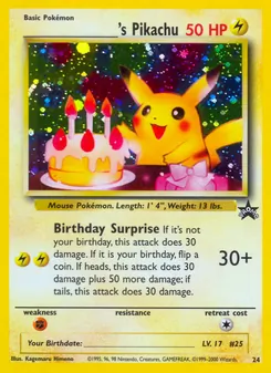 ___________'s Pikachu (Wizards Black Star Promos #24/53)