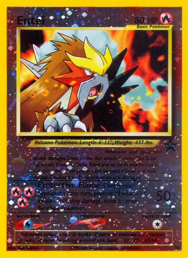 Entei (Wizards Black Star Promos #34/53)