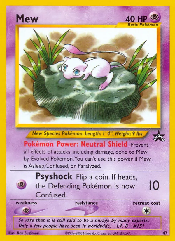 Mew (Wizards Black Star Promos #47/53)