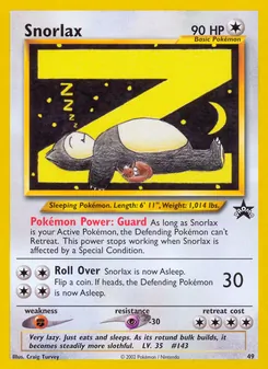 Snorlax (Wizards Black Star Promos #49/53)