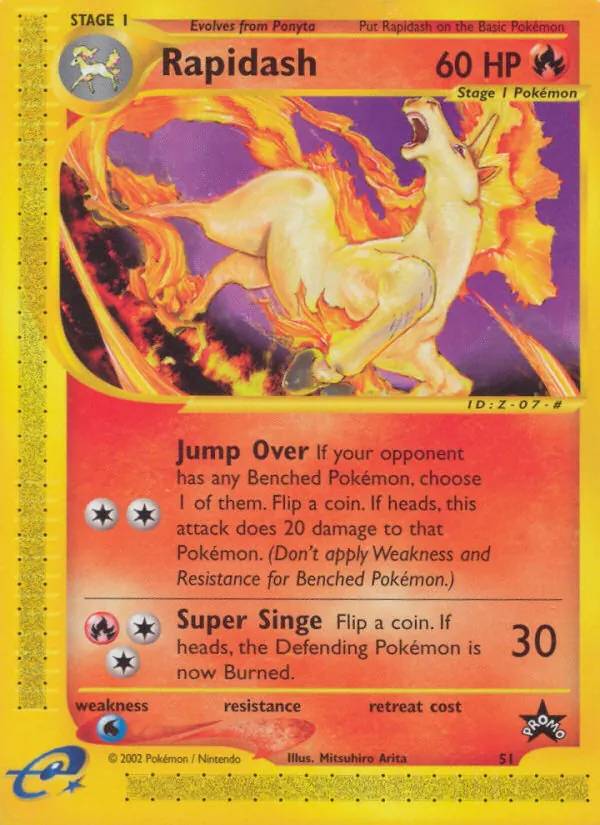 Rapidash (Wizards Black Star Promos #51/53)