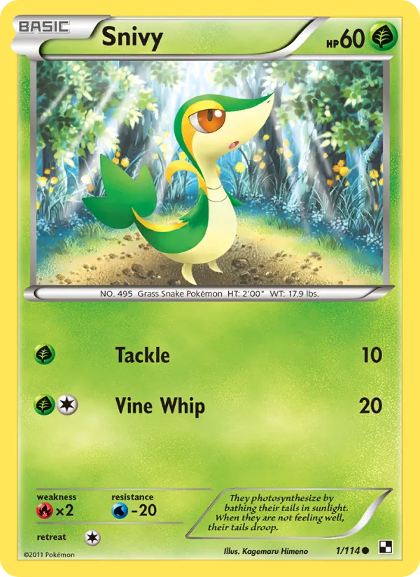 Snivy (Black & White #1/114)