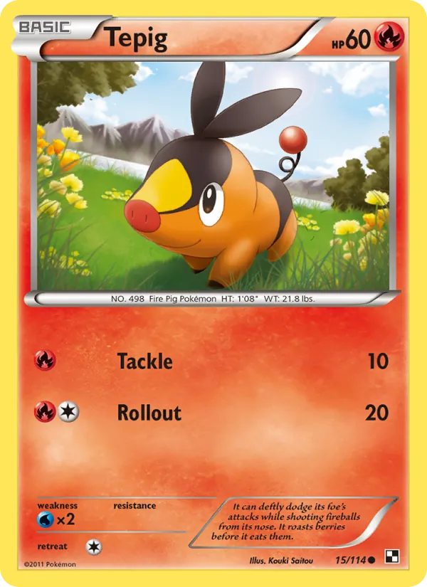 Tepig (Black & White #15/114)