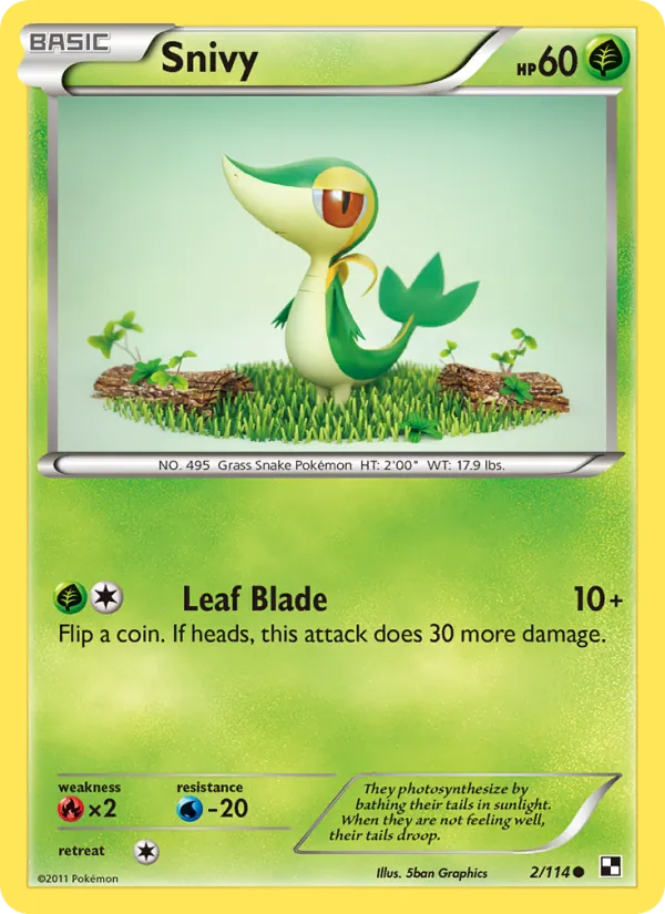 Snivy (Black & White #2/114)
