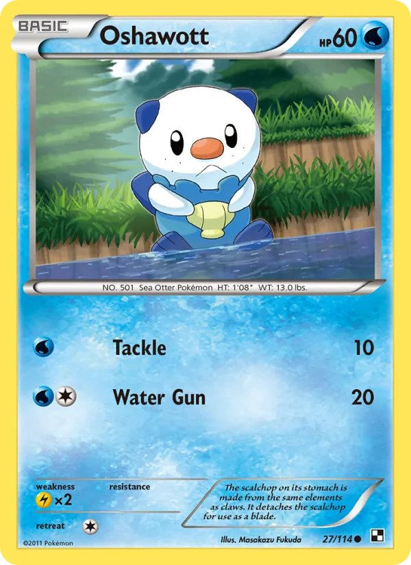 Oshawott (Black & White #27/114)