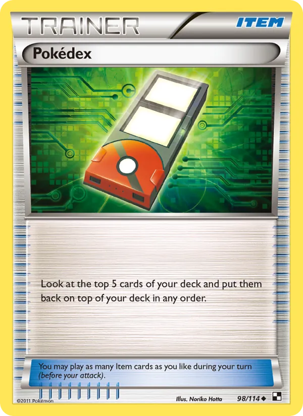 Pokédex (Black & White #98/114)