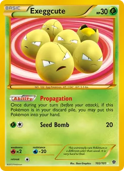 Exeggcute (Plasma Blast #102/101)