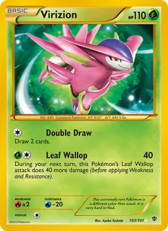 Virizion (Plasma Blast #103/101)
