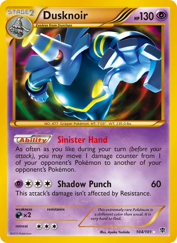 Dusknoir (Plasma Blast #104/101)