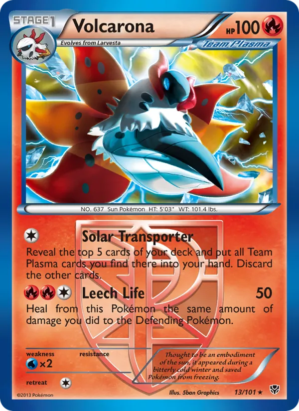 Volcarona (Plasma Blast #13/101)