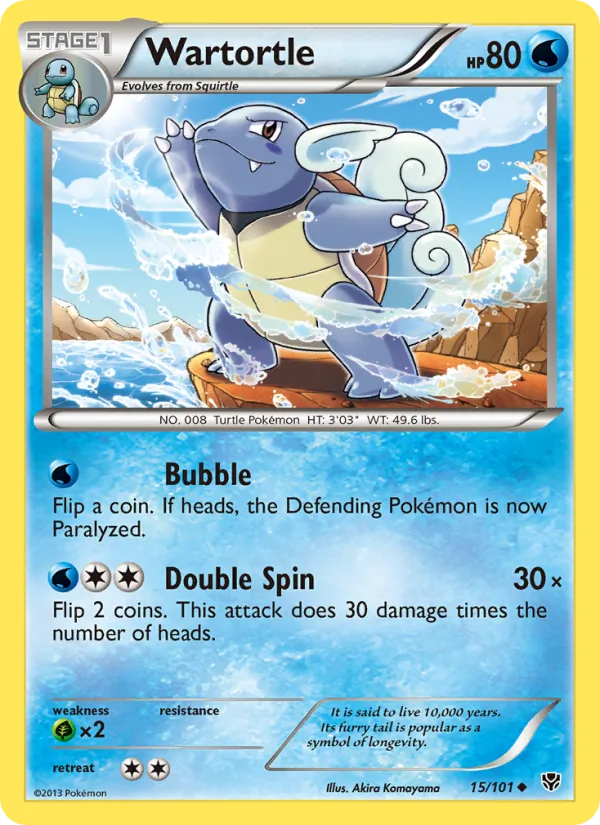 Wartortle (Plasma Blast #15/101)